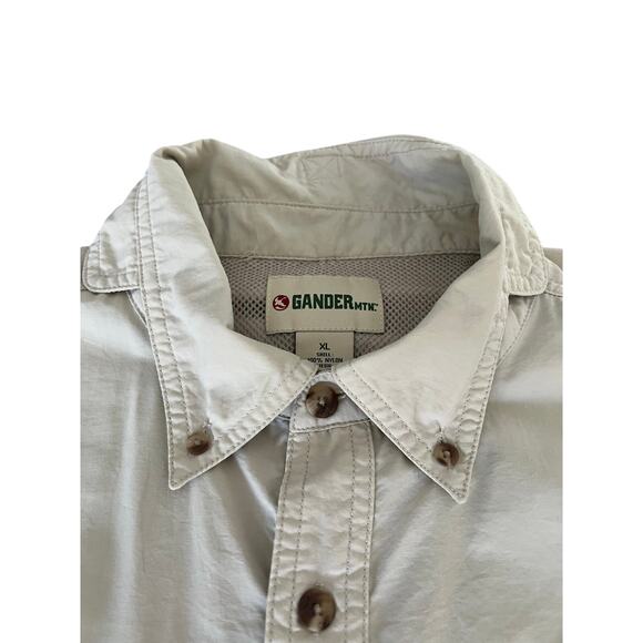 Gander Mountain Men’s XL Fishing Shirt Short Sleeve Pockets Vented - Picture 5 of 12
